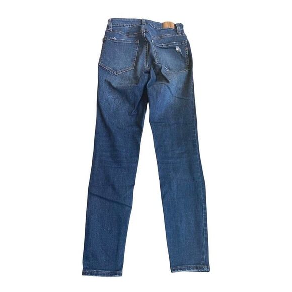 Aeropostale Women's Jeans AERO Distressed High Rise y2k Size 4 (27) Straight Leg - Picture 2 of 9